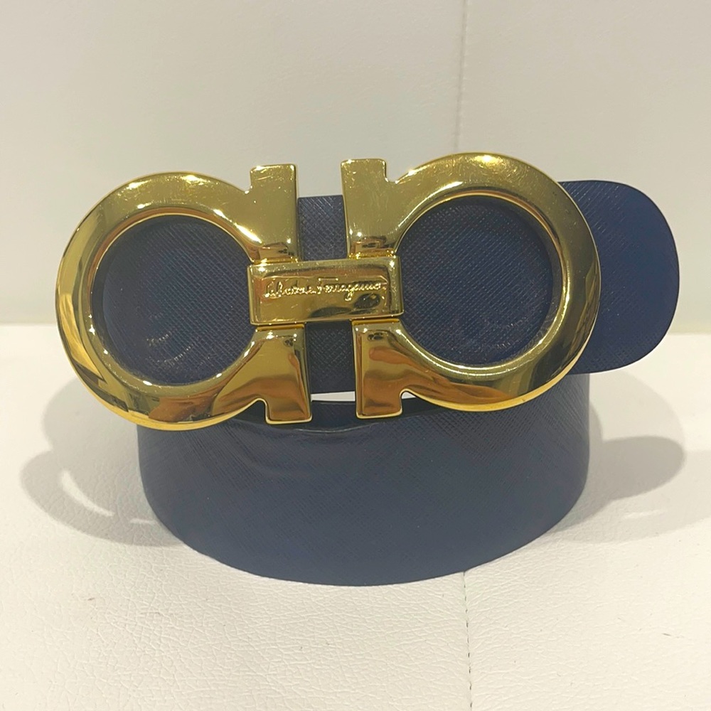 SALVATORE FARRAGAMO Reversible Belt Sz 85